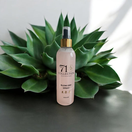 Blow drying spray
